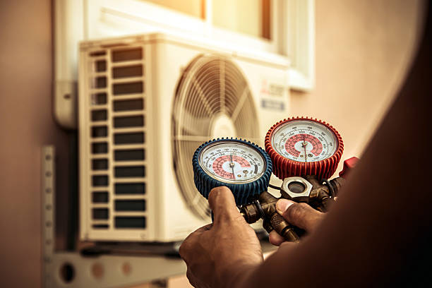 Professional Ductwork Repair technician working in Pease, MN